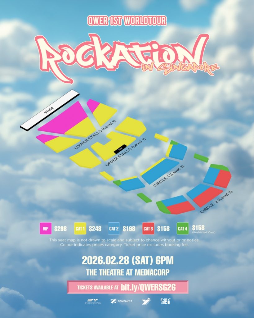 Korean Idol Rock Sensation QWER to Ignite Singapore with First World Tour “ROCKATION” in 2026 - Alvinology