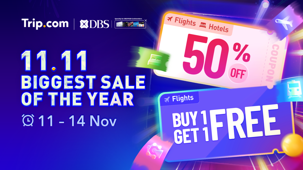 Trip Launches Its Biggest 11.11 Sale Yet: Massive Travel Deals from 11 to 14 November - Alvinology