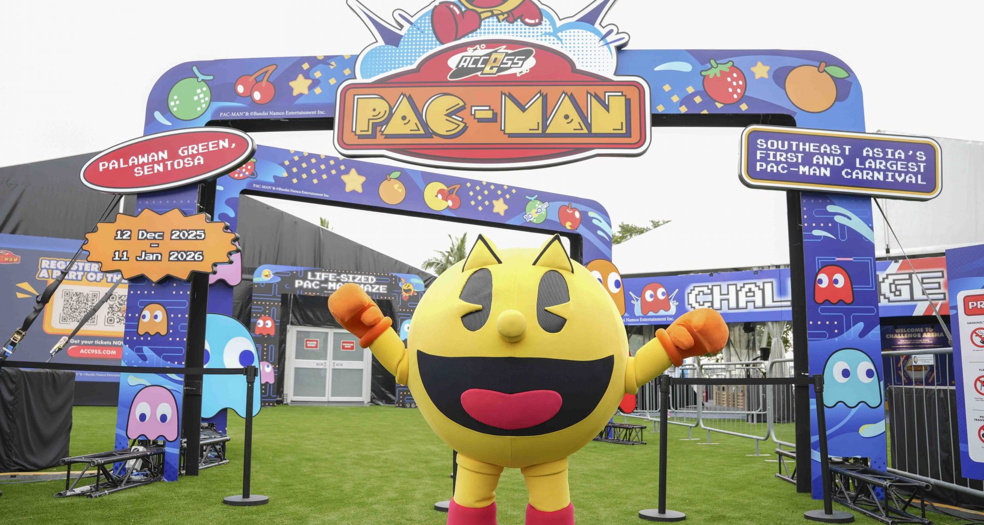 Southeast Asia’s First-Ever PAC-MAN Carnival Lands in Sentosa to Celebrate the Icon’s 45th Anniversary - Alvinology
