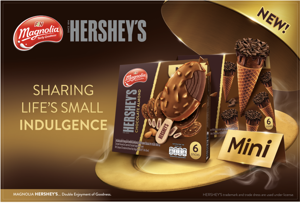 F&N MAGNOLIA and HERSHEY’S Launch Mini Ice Cream Sticks and Cones for Bite-Sized Festive Indulgence - Alvinology