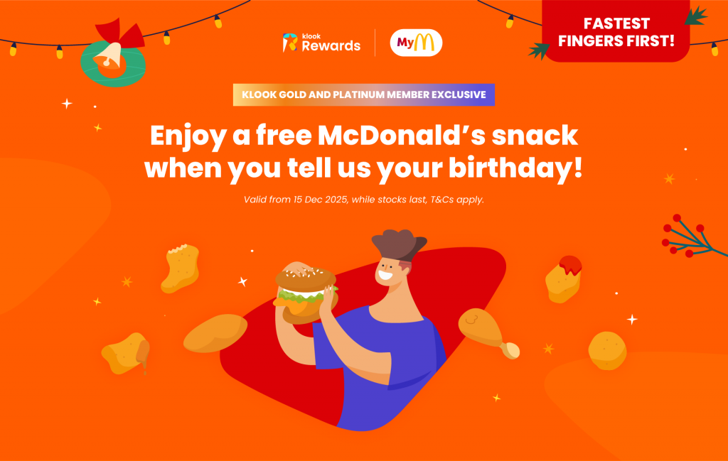 Klook and McDonald’s Singapore Reunite With Festive In-App Experience to End the Year on a High - Alvinology