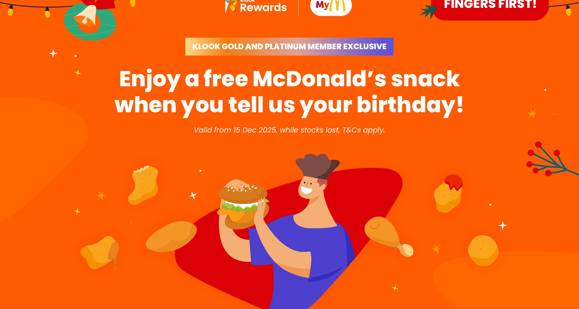 Klook and McDonald’s Singapore Reunite With Festive In-App Experience to End the Year on a High - Alvinology