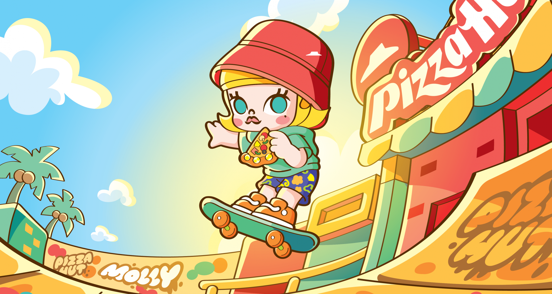 Pizza Hut x POP MART Debuts Exclusive MOLLY Collectibles; Available Only in Singapore This December - Alvinology