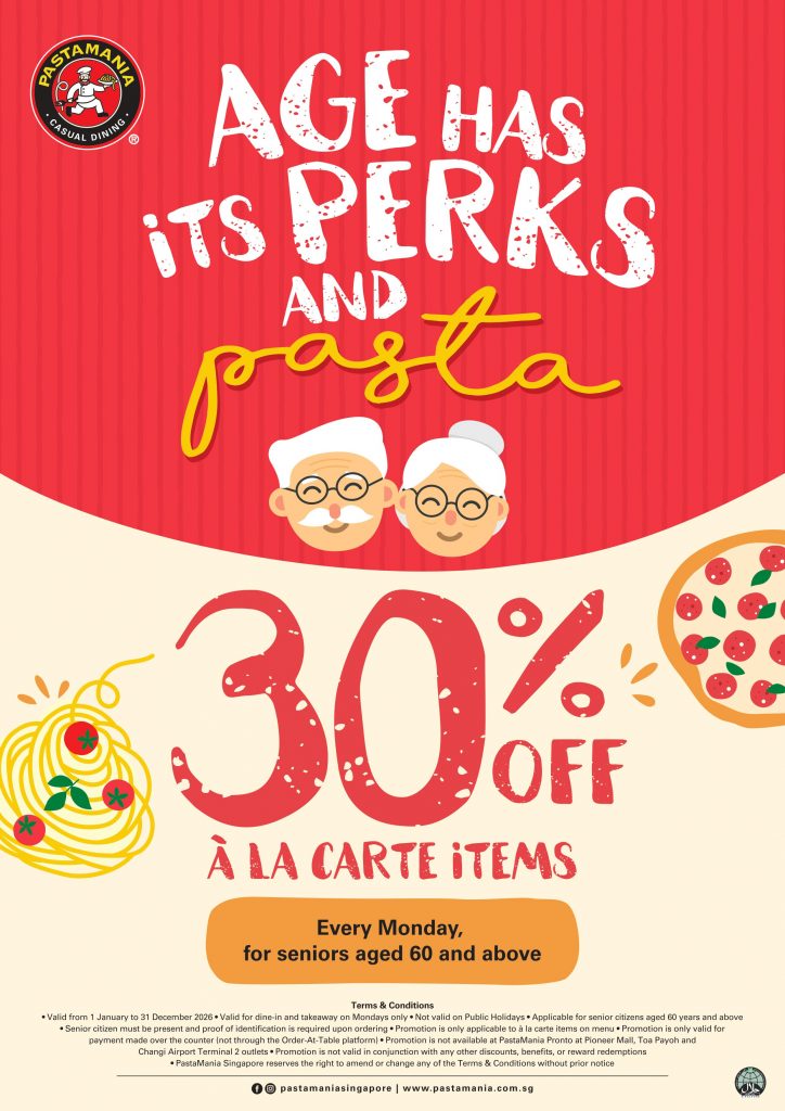 PastaMania Launches Monday Perks for Seniors to Kick Off 2026 - Alvinology