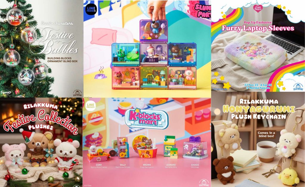 Sanrio-X, Care Bears & LINE Friends Feature in Play Nation’s Year-End Collection Drop Across Singapore and Malaysia - Alvinology
