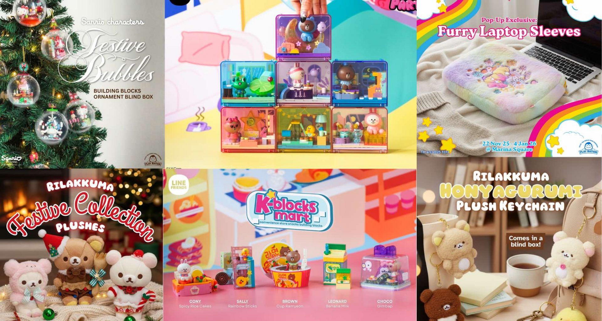 Sanrio-X, Care Bears & LINE Friends Feature in Play Nation’s Year-End Collection Drop Across Singapore and Malaysia - Alvinology