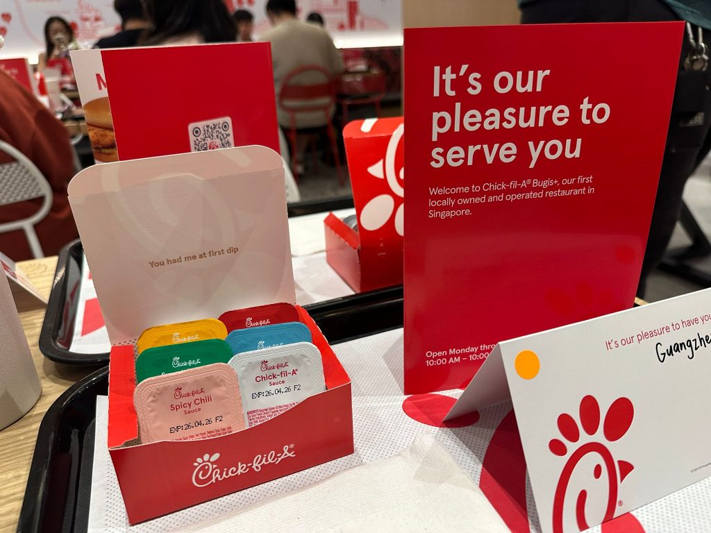[Sneak Peek] Chick fil A Opens First Asia Outlet at Bugis+ with Singapore Exclusive Spicy Chili Sauce and Spicy Burgers - Alvinology
