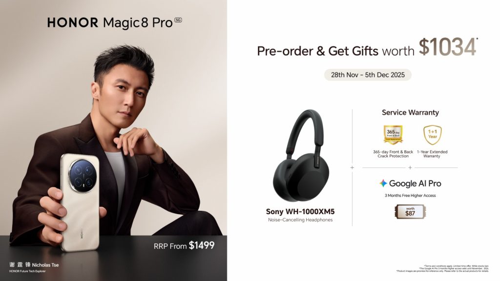 HONOR Magic8 Pro Lands in Singapore with Flagship Specs and Generous Pre-Order Gifts HONOR Magic8 Pro Lands in Singapore with Flagship Specs and Generous Pre-Order Gifts - Alvinology