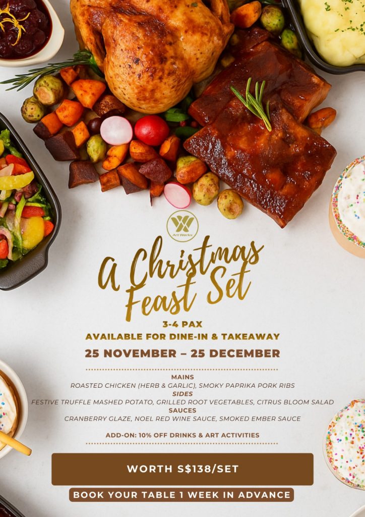 [Review] Art Werkx Transforms Christmas Dining into a Creative Escape on River Valley Road - Alvinology