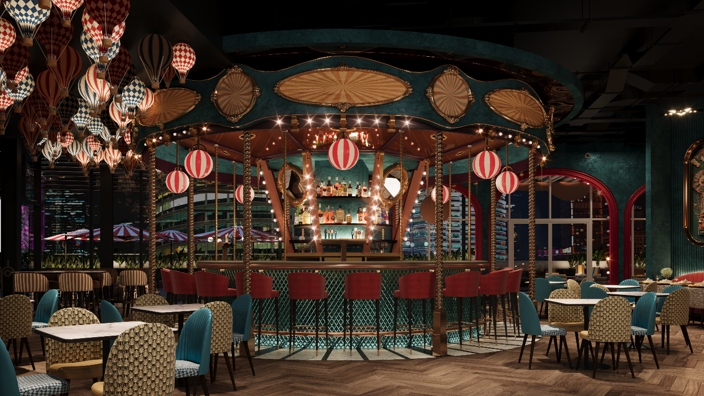 Carousel & Co. To Launch Malaysia’s First Social Entertainment Venue at Avenue K, Kuala Lumpur The Carousel Bar - Inspired by a classic carnival ride, this circular bar is the heartbeat of Carousel & Co., serving handcrafted cocktails and shareable bites.