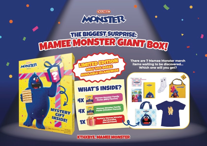 Mamee Monster Drops A Mega Mystery Box In Singapore With Only 500 Up For Grabs - Alvinology