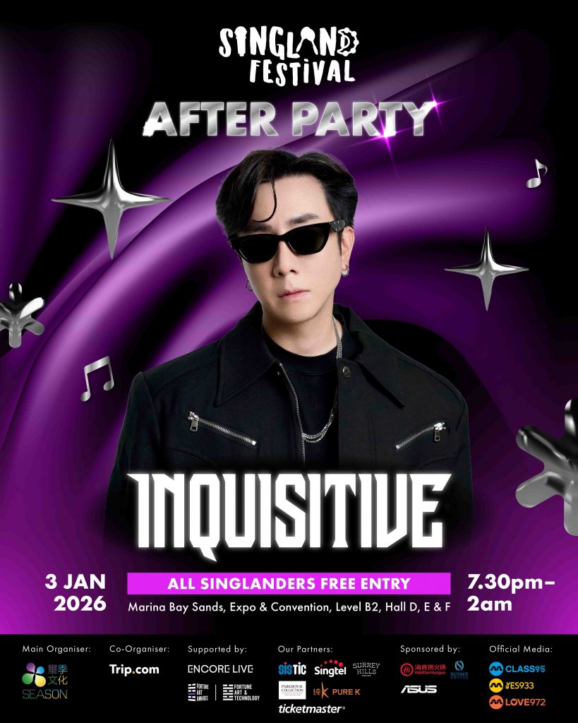 Singland Festival Countdown & After Parties Set to Ring in 2026 with Singapore’s Hottest DJs - Alvinology
