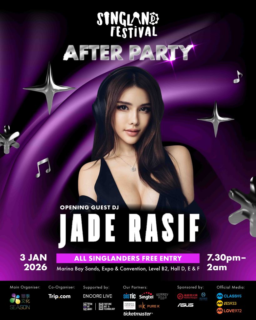 Singland Festival Countdown & After Parties Set to Ring in 2026 with Singapore’s Hottest DJs - Alvinology