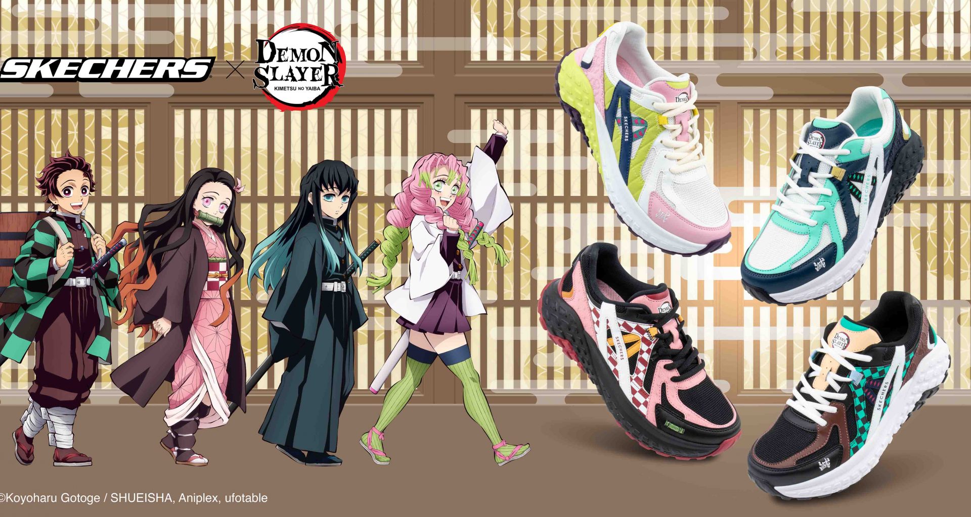 Skechers x Demon Slayer Collection Returns with Expanded Lineup of Footwear, Apparel and Accessories - Alvinology
