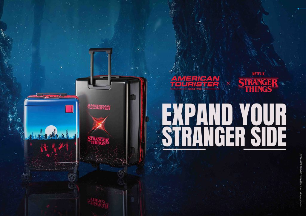 American Tourister Opens a Rift to the Upside Down with Epic ‘Stranger Things’ Luggage Collection - Alvinology