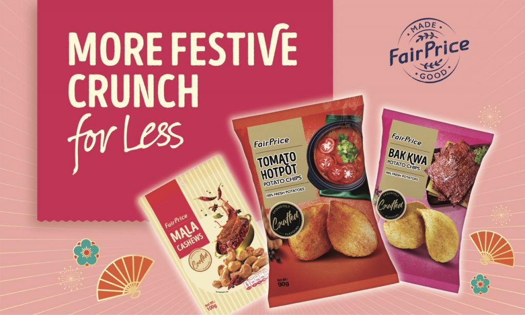 FairPrice Debuts Bak Kwa Chips, Mala Cashew and Corn Layered Chips for Chinese New Year - Alvinology