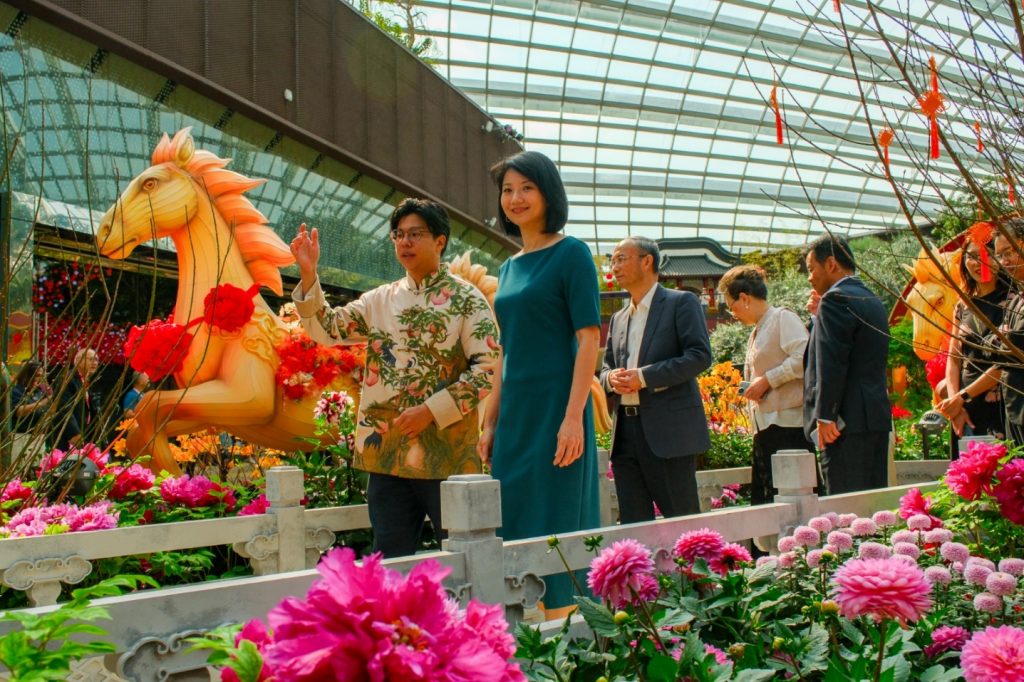 Gardens by the Bay Welcomes the Year of the Horse with a Majestic Chinese New Year Floral Display - Alvinology