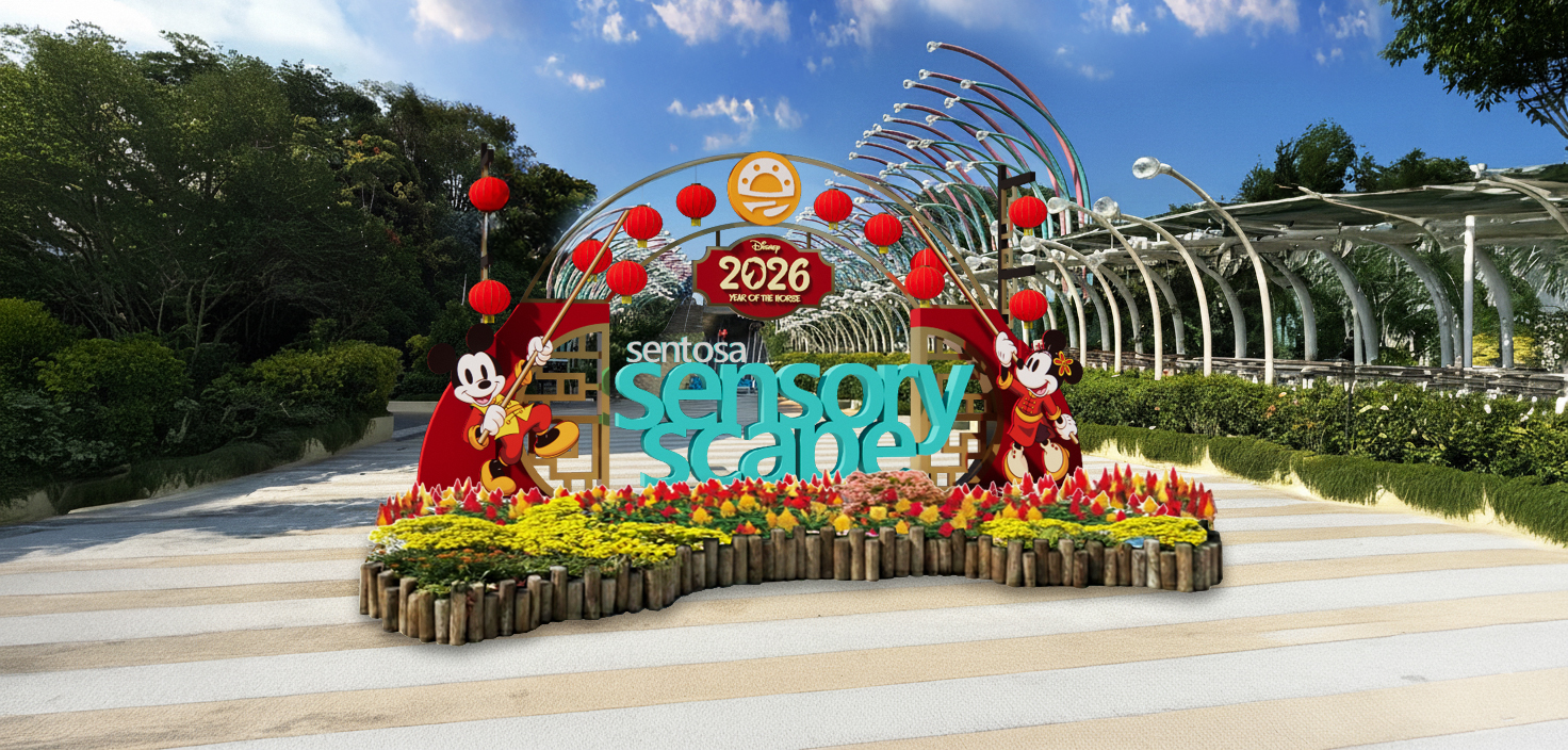 Mickey and Minnie Make Their Debut at Sentosa Sensoryscape for Year of the Fire Horse Celebrations - Alvinology