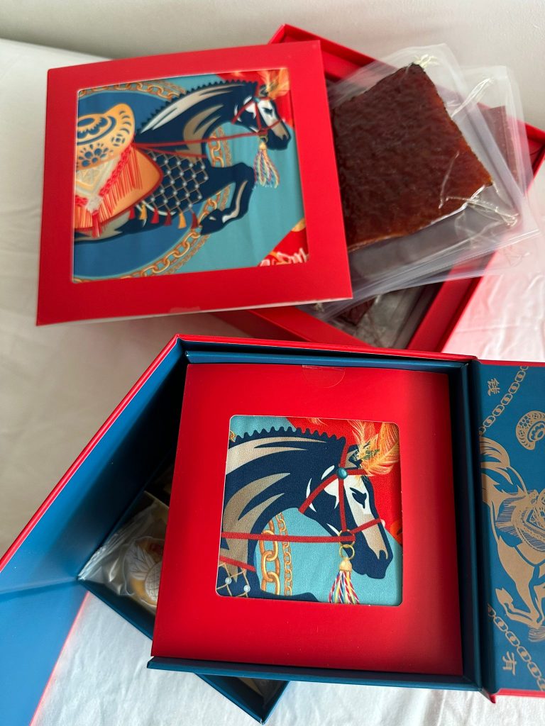 Old Seng Choong Ushers in the Year of the Horse with Applewood Bak Kwa and Festive Scarves - Alvinology