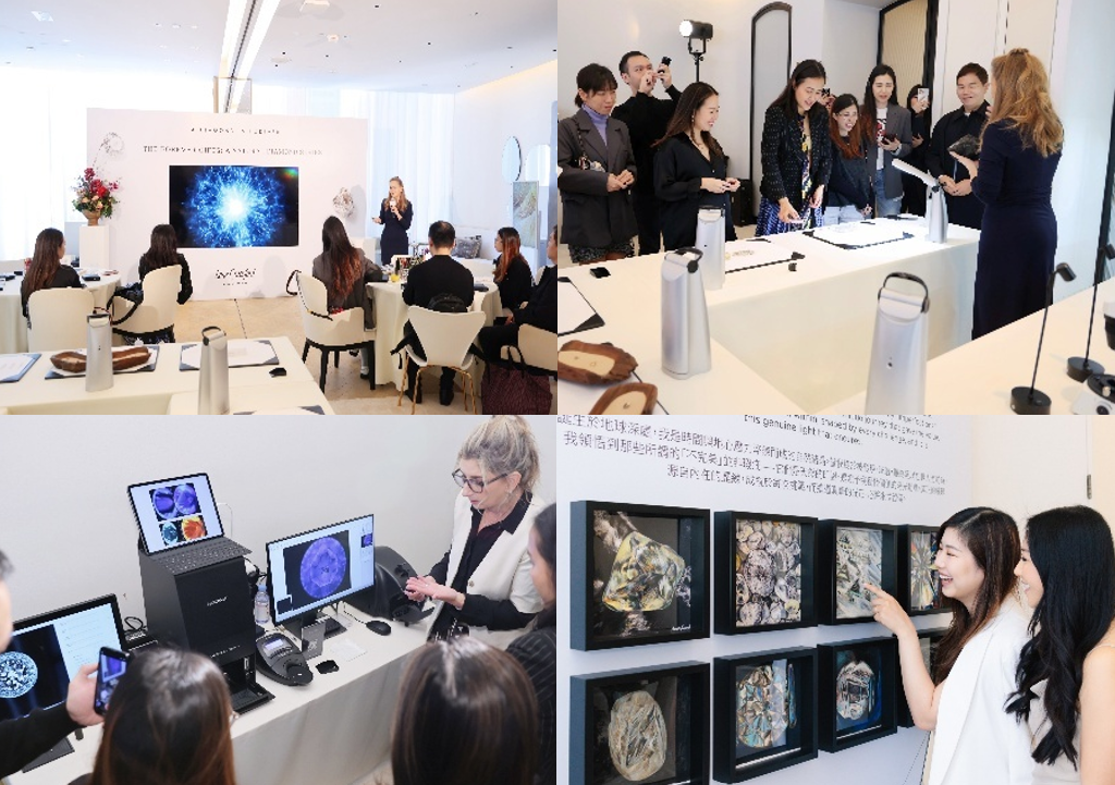 A Diamond is Forever And Lane Crawford Launch "The Forever Gifts: A Natural Diamond Series" Natural diamond workshops are held at Lane Crawford IFC, guiding guests through an immersive journey to explore diamonds from rough to polished