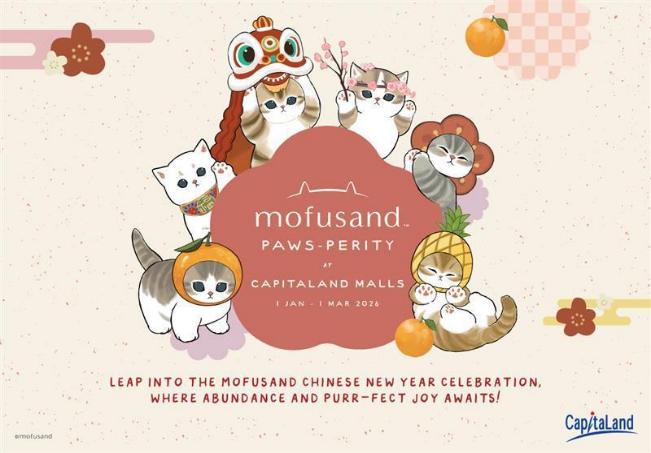 CapitaLand Malls Ring in Chinese New Year with Mofusand “Paws-perity” Celebrations - Alvinology