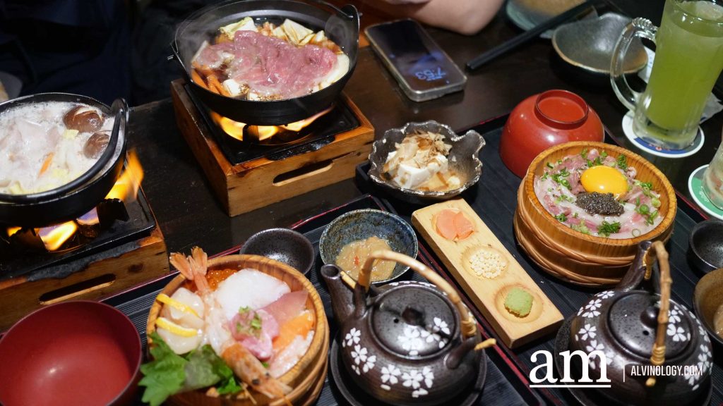 [Review] Cotton Candy Sukiyaki and Bear Hot Pots at Katanashi AN, An Affordable CBD Japanese Restaurant - Alvinology