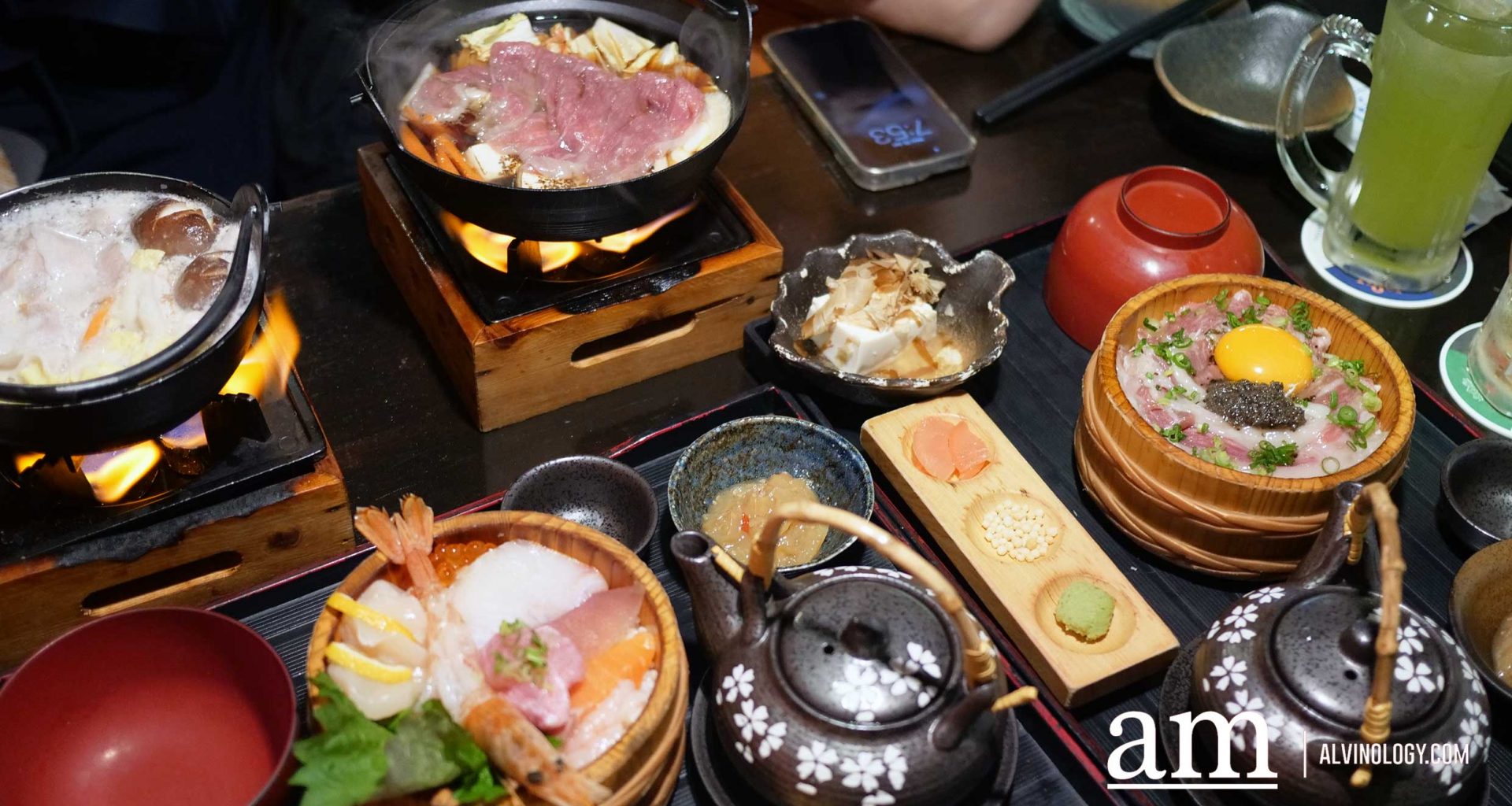 [Review] Cotton Candy Sukiyaki and Bear Hot Pots at Katanashi AN, An Affordable CBD Japanese Restaurant - Alvinology