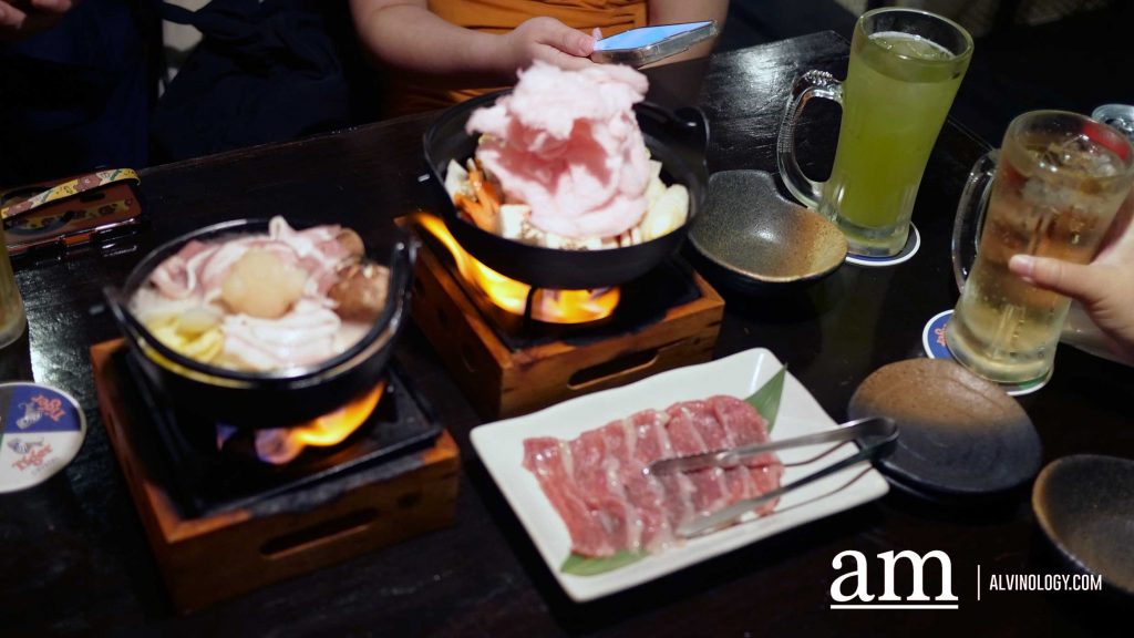 [Review] Cotton Candy Sukiyaki and Bear Hot Pots at Katanashi AN, An Affordable CBD Japanese Restaurant - Alvinology