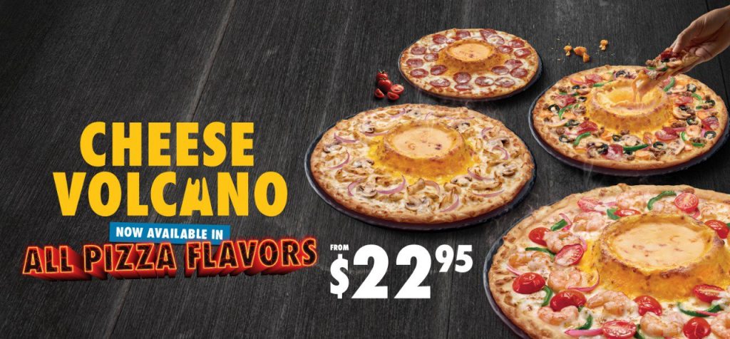 Meet Your New Favourite Way to Eat Pizza with Domino's Newest Cheese Volcano Pizzas - Alvinology