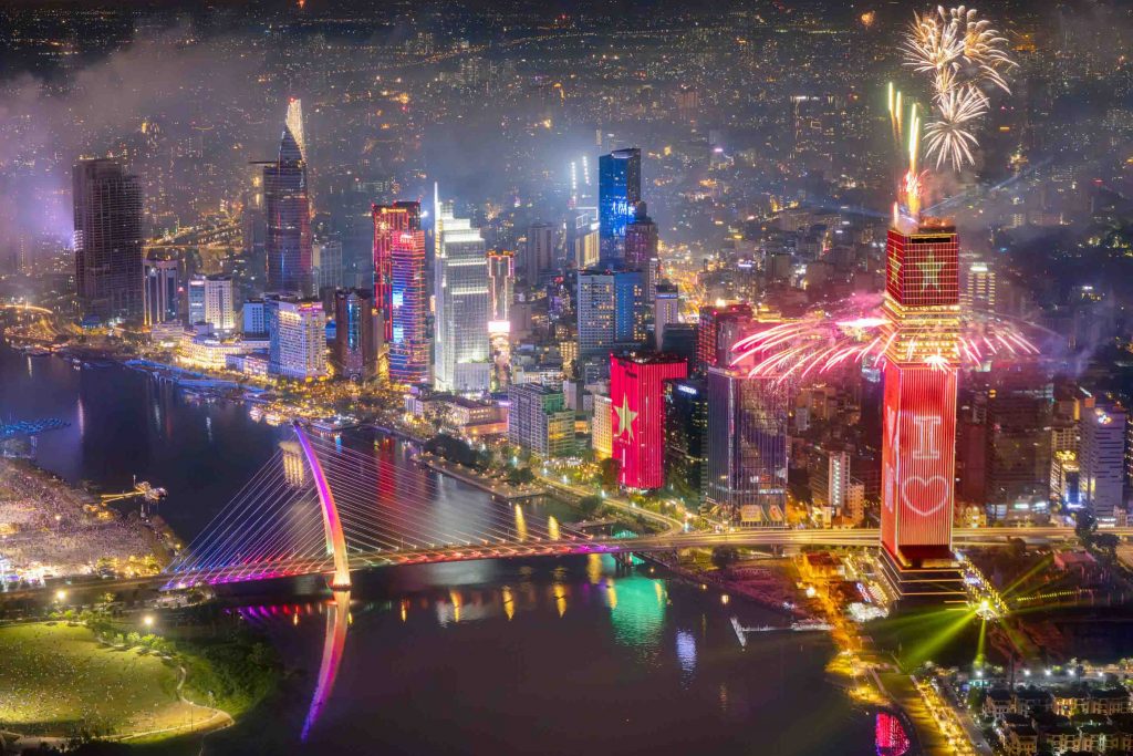 Saigon Marina IFC Lights Up Ho Chi Minh City Skyline on Lunar New Year’s Eve - Alvinology