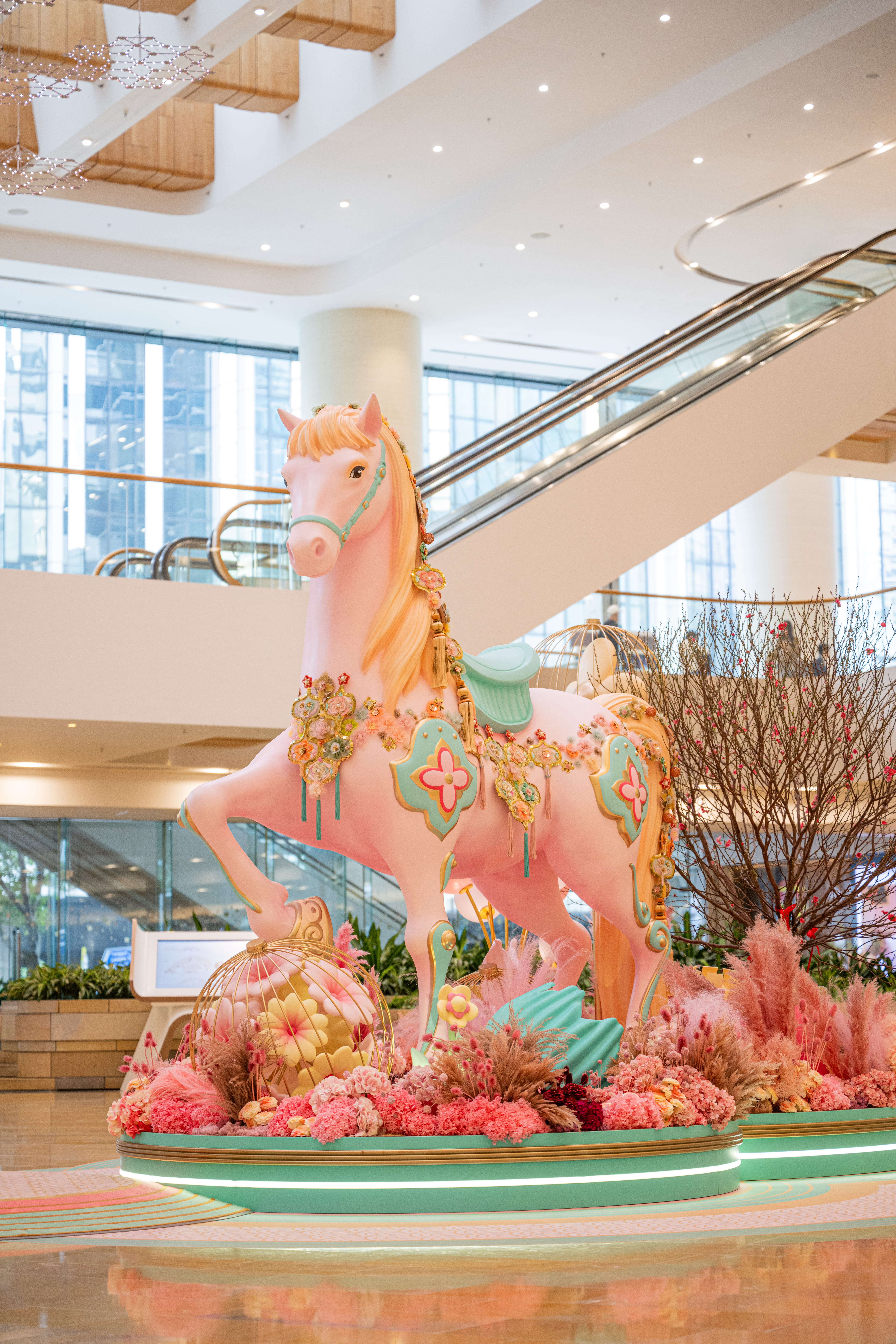 ‘Whimsical Gallop’ Invites The City to Stride into the Year of the Horse at Pacific Place and Starstreet Precinct Poised in Bloom