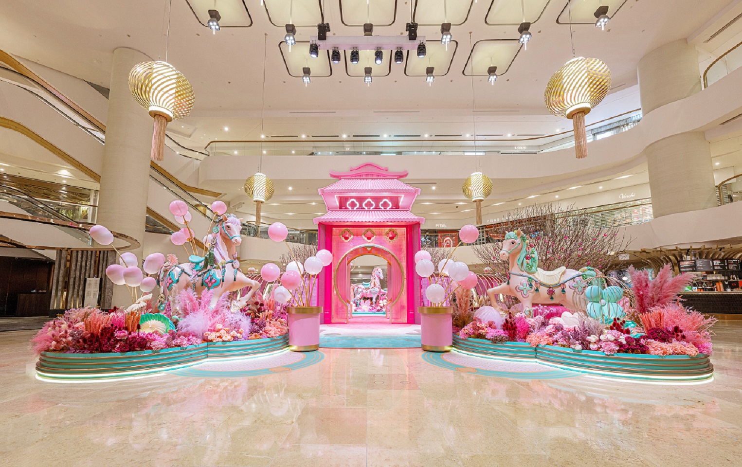 ‘Whimsical Gallop’ Invites The City to Stride into the Year of the Horse at Pacific Place and Starstreet Precinct Spring Bloom Gallop Pavilion