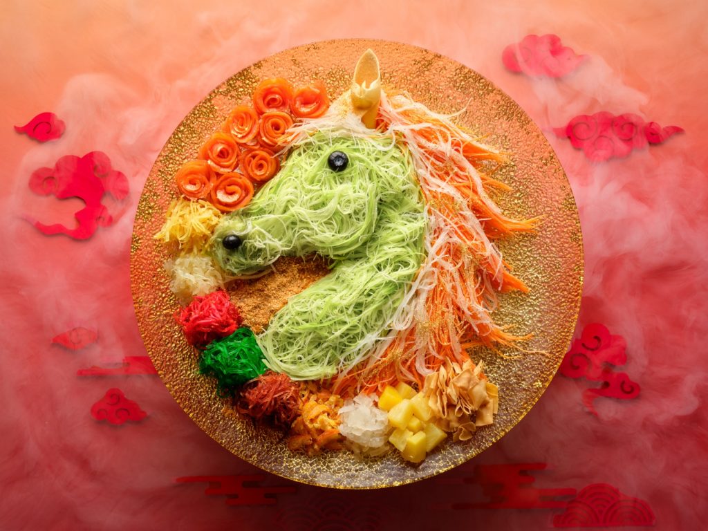 Indulge in a Prosperous New Year at Shangri-La Singapore with Exquisite Cantonese Menus, Horse-shaped Yu Sheng and Golden Takeaways - Alvinology