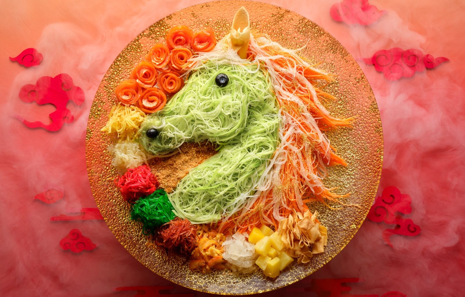Indulge in a Prosperous New Year at Shangri-La Singapore with Exquisite Cantonese Menus, Horse-shaped Yu Sheng and Golden Takeaways - Alvinology