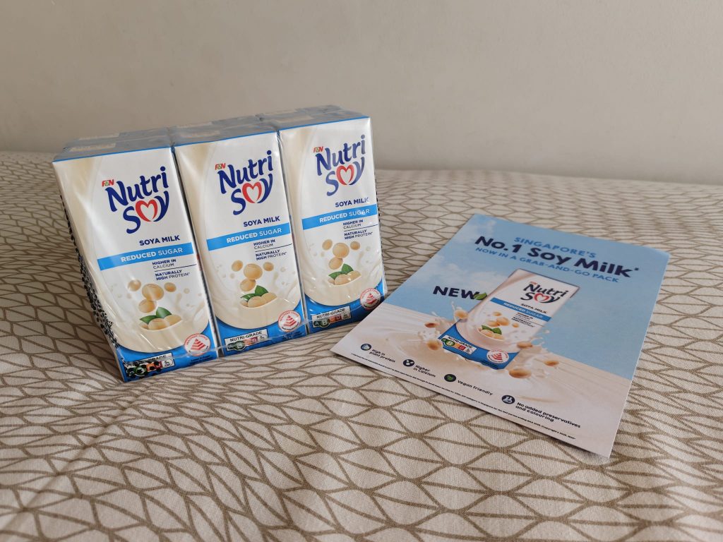 Convenient 250ml NUTRISOY Single Serve Soy Milk Packs Now Available in Stores - Alvinology