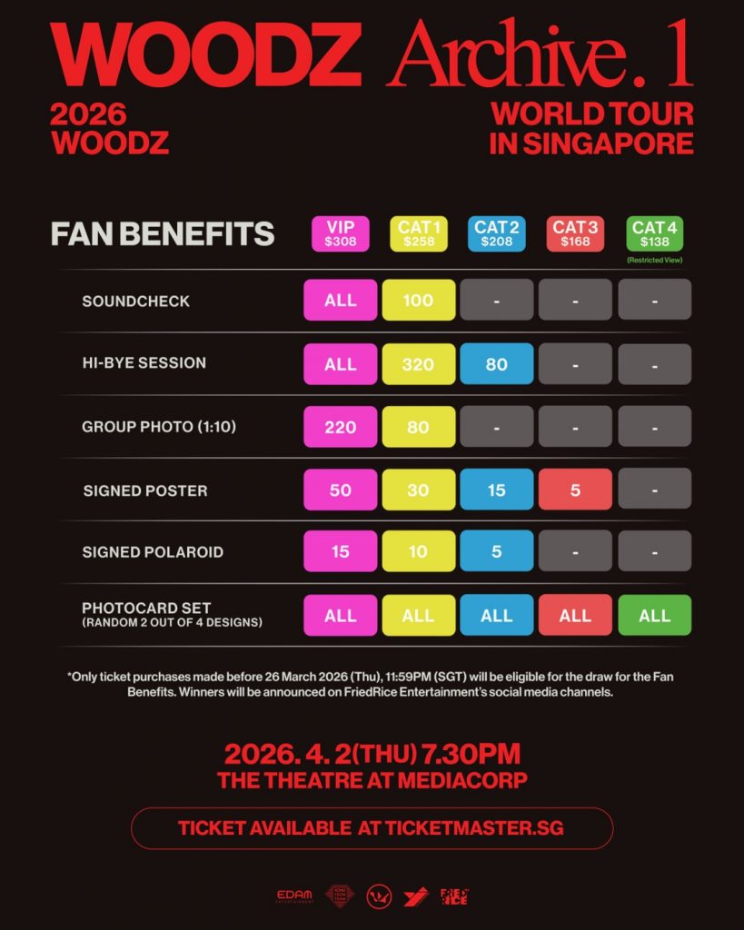 WOODZ to Hold First-Ever Solo Concert in Singapore This April - Alvinology