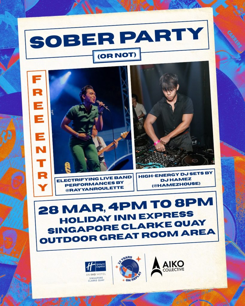 [Promo Alert] Holiday Inn Express Clarke Quay Celebrates 12 Years with a Retro-themed Sober Party and Mega Stay Deals - Alvinology