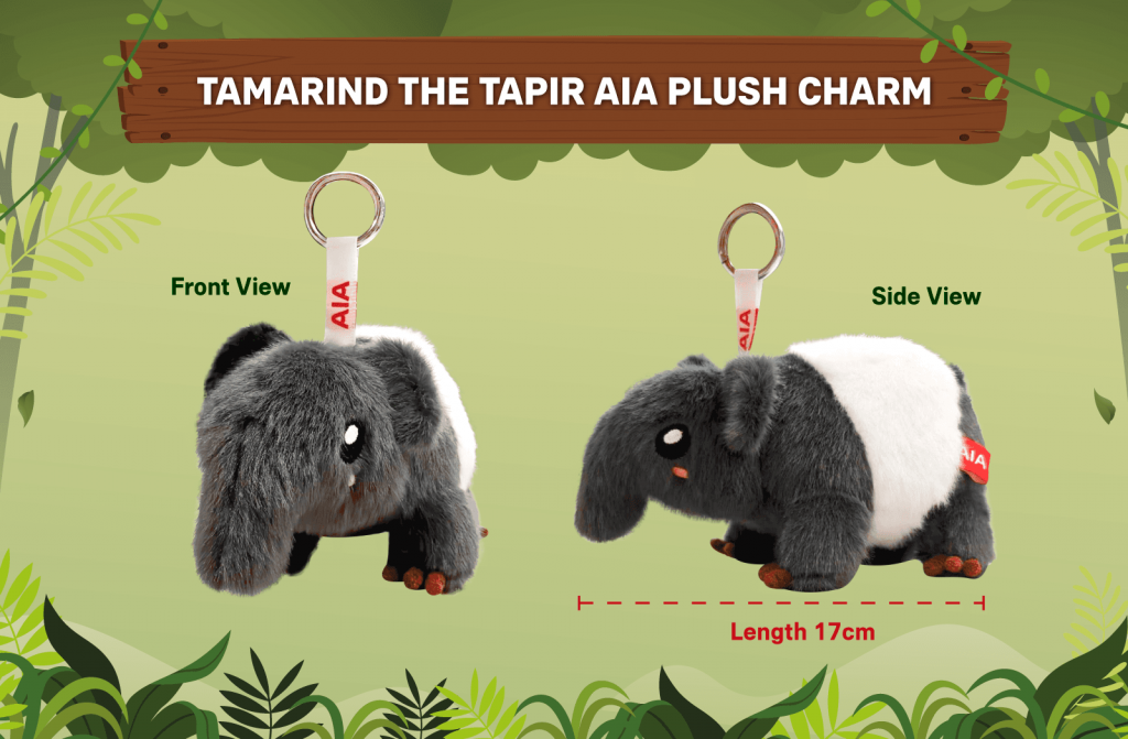 AIA Singapore Launches Tamarind the Tapir Plush Charm with Collectible Blind Bag Outfits - Alvinology