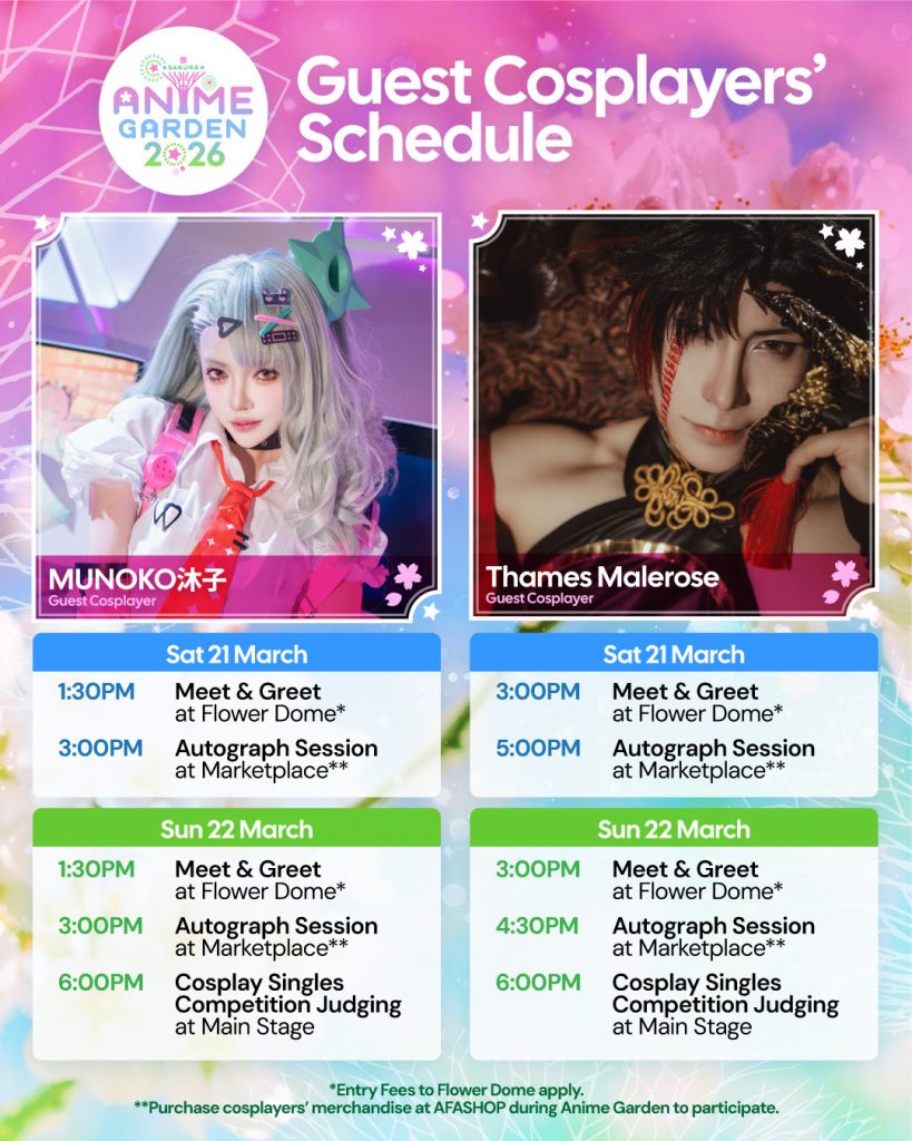 Anime Garden 2026 Returns to Gardens by the Bay for a Weekend of Music, Cosplay and Pop Culture - Alvinology