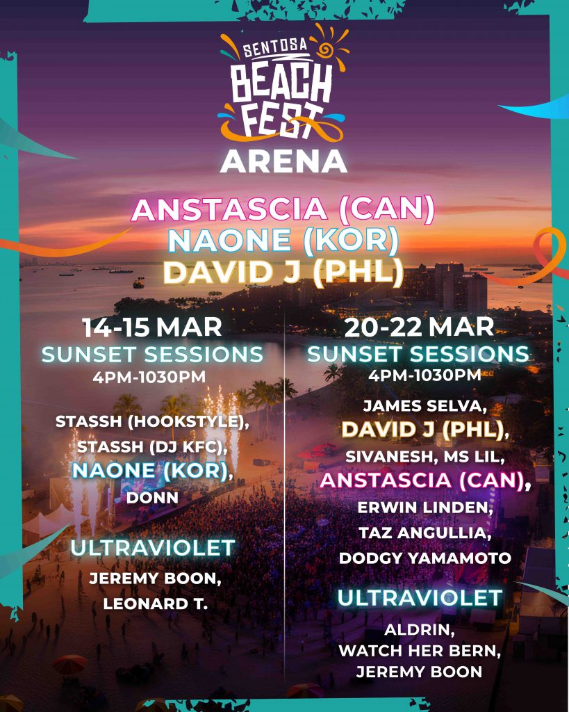 Sentosa Beach Fest 2026 Heats Up with Free Beach Party and International DJ Line-Up Sentosa Beach Fest 2026 Heats Up with Free Beach Party and International DJ Line-Up - Alvinology