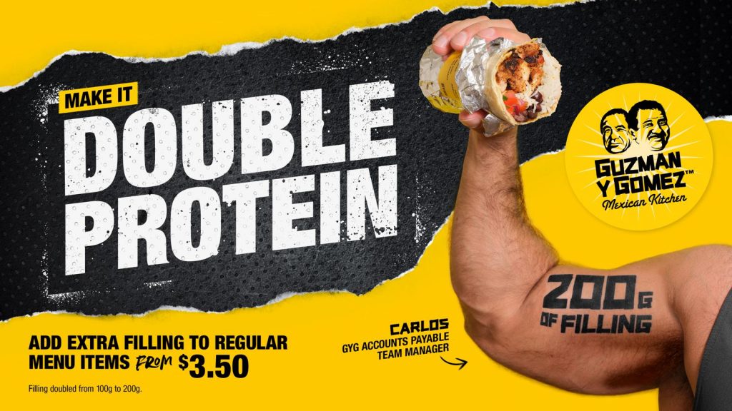 [PROMO Alert] Guzman y Gomez Singapore Makes Gains Easier with New Double Protein Menu Permanent Addition, Free Upgrade for GOMEX Members Till 5 April - Alvinology
