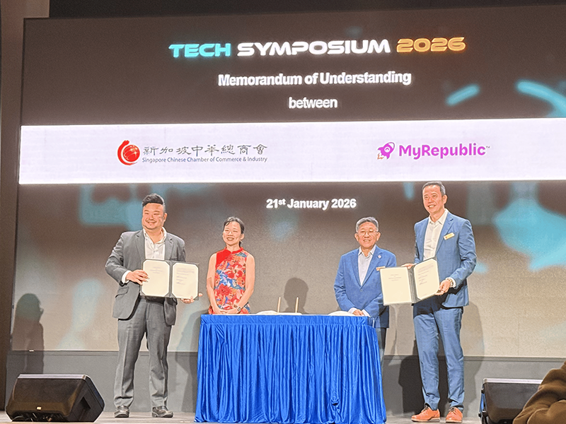 MyRepublic Collaborates with Singapore Chinese Chambers of Commerce & Industry to Support SME Digital Adoption, Cyber Resilience, and AI Enablement MyRepublic and the Singapore Chinese Chamber of Commerce & Industry (SCCCI) collaboration