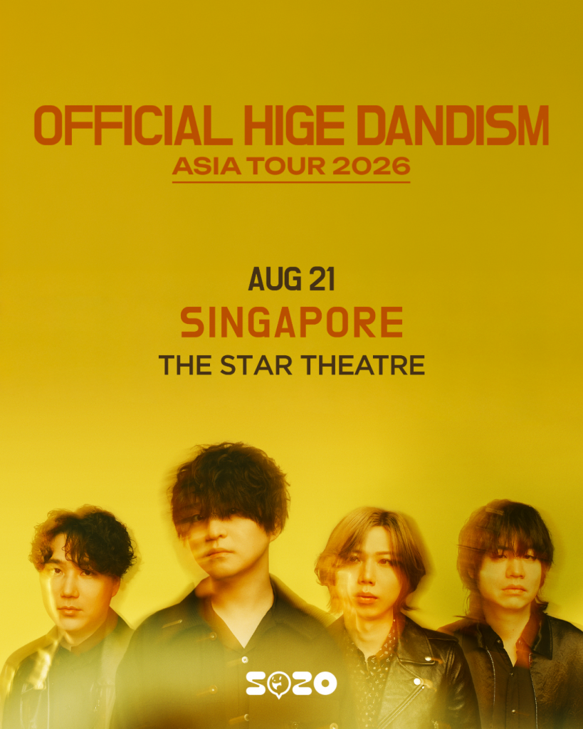 Official Hige Dandism to Bring Asia Tour 2026 to Singapore for One-Night-Only Show - Alvinology