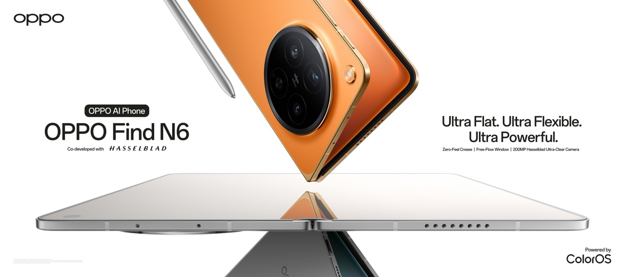OPPO Launches Find N6, Debuting World’s First Zero-Feel Crease Foldable - Alvinology