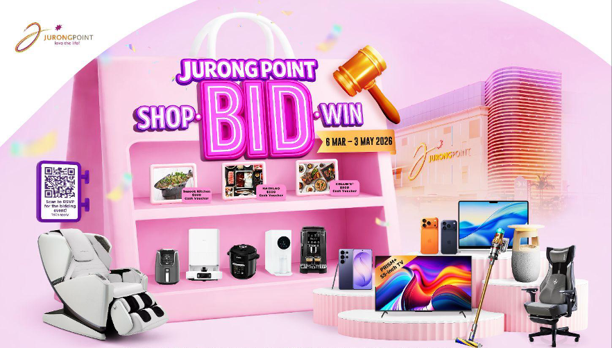 Jurong Point’s Annual Bidding Bonanza Returns with Over $50,000 in Prizes, Live Event on 25 April 2026 - Alvinology