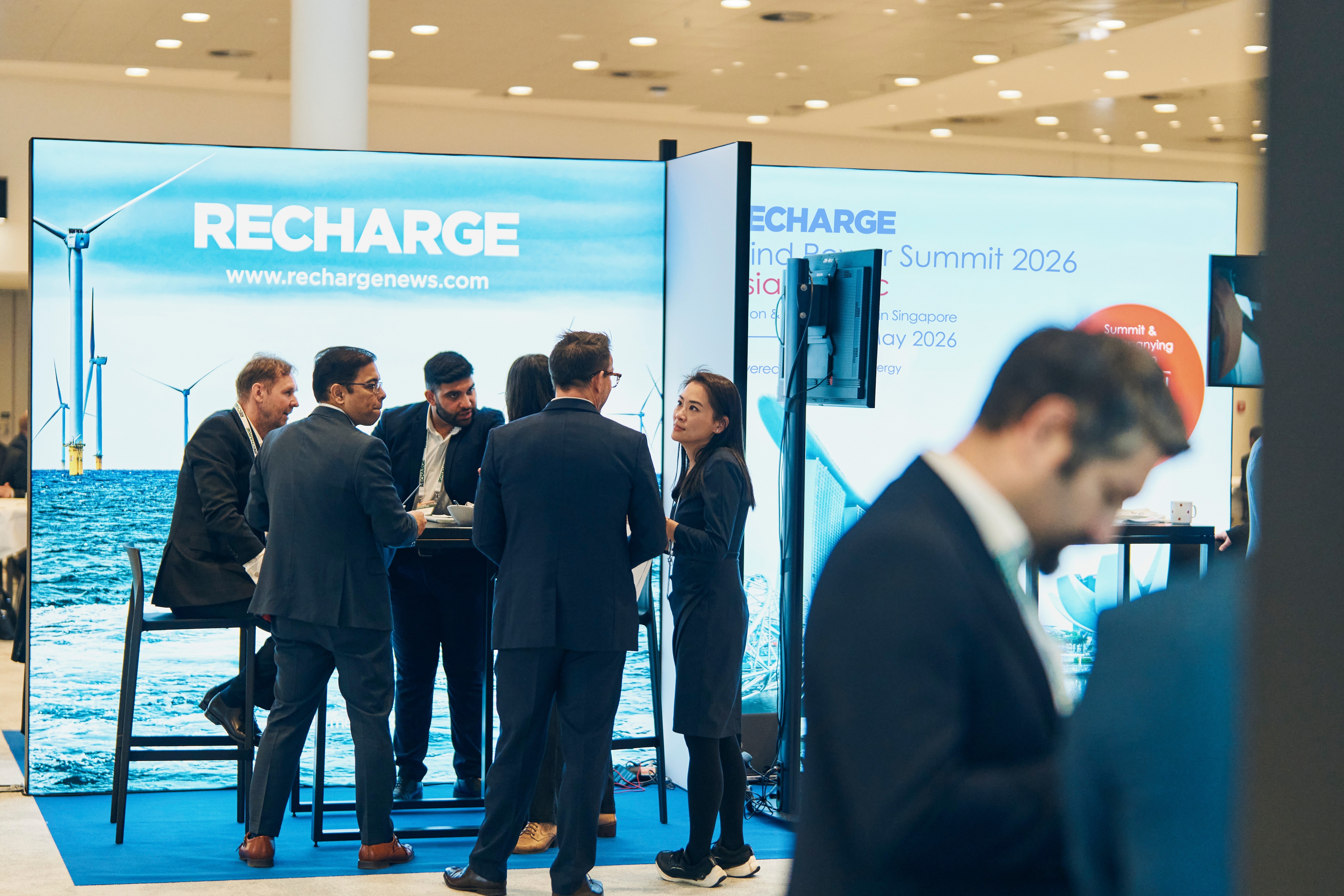 Save the date: WindEnergy Hamburg to show its colours in Singapore: RECHARGE Wind Power Summit Asia-Pacific presents a captivating conference and expo WindEnergy Hamburg to show its colours in Singapore: RECHARGE Wind Power Summit Asia-Pacific presents a captivating conference and expo. Credit: Hamburg Messe und Congress/ Alexander Woeckener