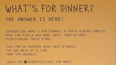 What’s For Dinner? This New Monthly Pop-Up Solves Singaporean’s Biggest Nightly Question - Alvinology