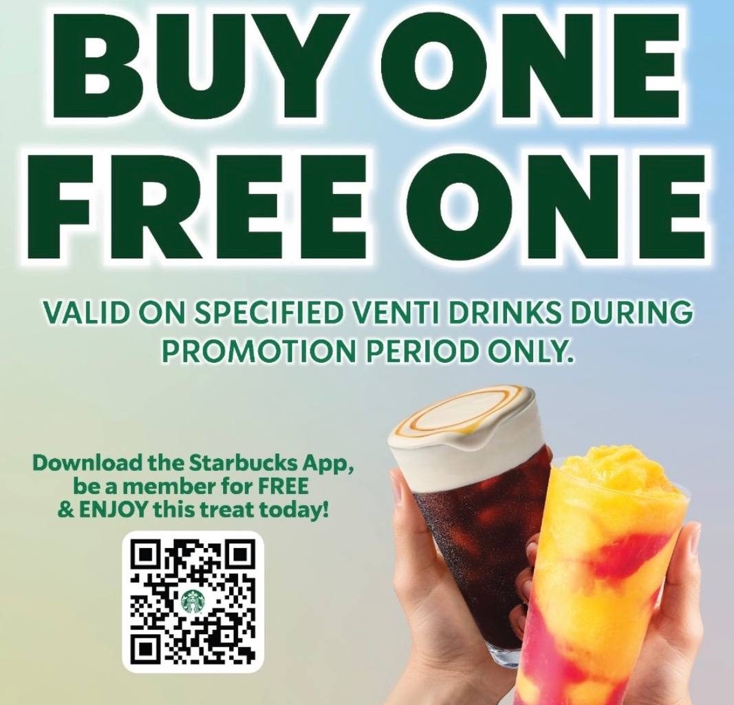 Starbucks Rewards Members Get Ready for a Sweet Buy-One-Get-One Treat - Alvinology