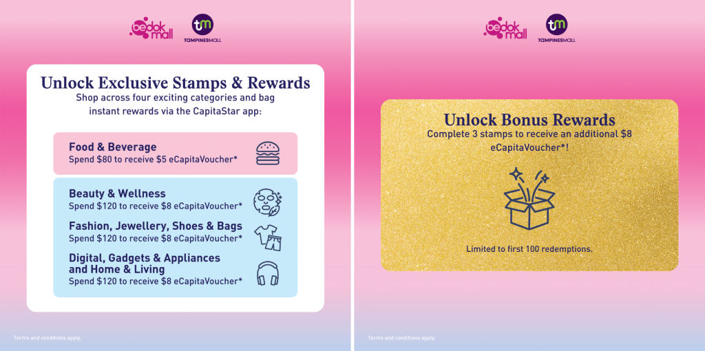 The East Rewards Trail Begins Here at Tampines Mall and Bedok Mall - Alvinology