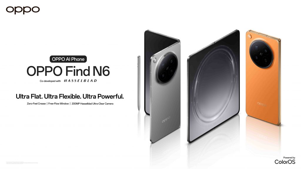 OPPO Unveils Find N6 Globally on March 17, Redefining Foldables with Zero-Feel Crease Technology - Alvinology